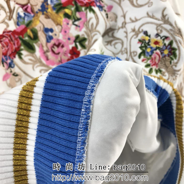 DＧ杜嘉班納 18ss走秀款 丘比特天使玫瑰 萬針刺繡衛衣 情侶款 ydi1414